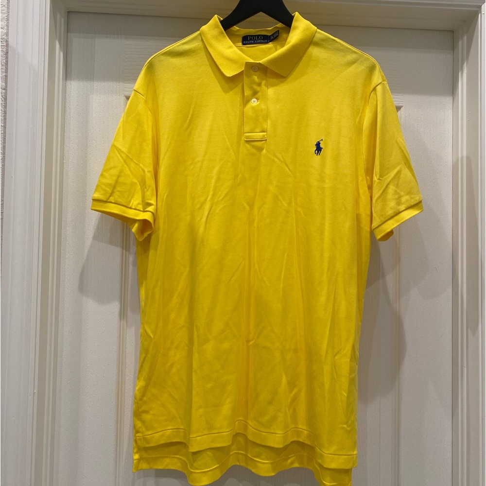 Polo Ralph Lauren Men’s Yellow Short Sleeve Shirt